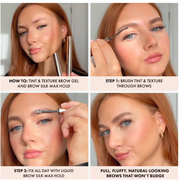 ICONIC London Tint & Texture Brow Perfection Gel (Chestnut Brown) NIB - Picture 4 of 4